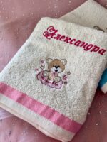 Луксозна бебешка хавлия с бродерия - Image 3